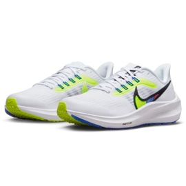 Chaussure de running Nike Air Zoom Pegasus 39 Gs Jr DM4015 100 blanche multicolore 3