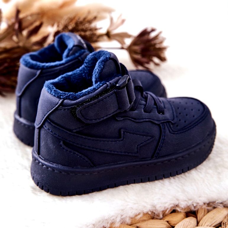 Chaussures de sport isolées pour enfants GQ400 bleu marine 1