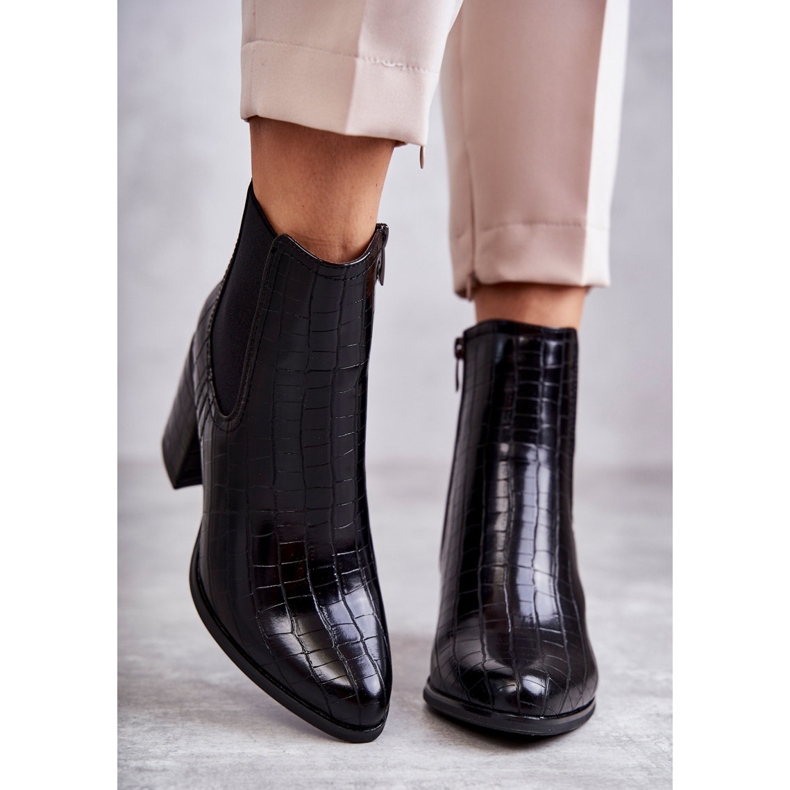 PL4 Bottes en Cuir Serpent La.Fi 260038B-XC Noir 260038B-XC 1