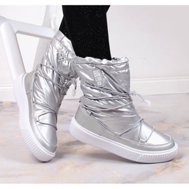 Bottes de neige à enfiler argentées métallisées Big Star KK274195 1 Bottes de neige à enfiler argentées métallisées Big Star KK274195 1