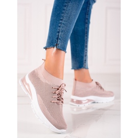 W. Potocki Chaussures De Sport Avec Brocart Potocki rose 1