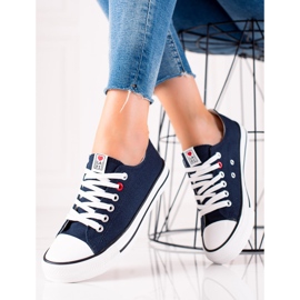 Baskets LA.FI classiques bleu 4