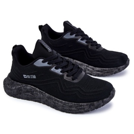 Chaussures de sport légères pour hommes Big Star KK174018 Noir 2