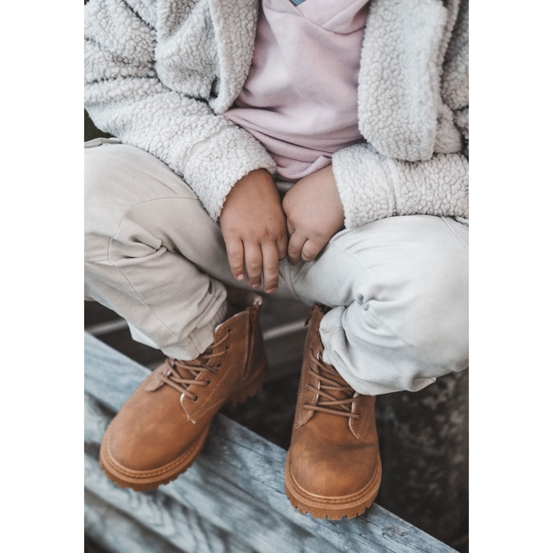 Bottes Chaudes Enfant Camel Cheddy brun 1