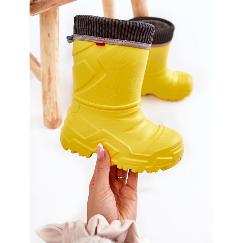 BEFADO S.A. Bottes de Pluie Chauffantes Enfant Befado 162X302 Jaune 1