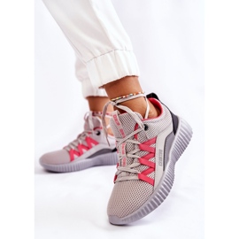 Chaussures de sport femme Sneakers Big Star KK274060 Gris 2