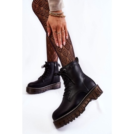 Bottes pour femmes avec fermeture éclair Big Star KK274537 Noir 2