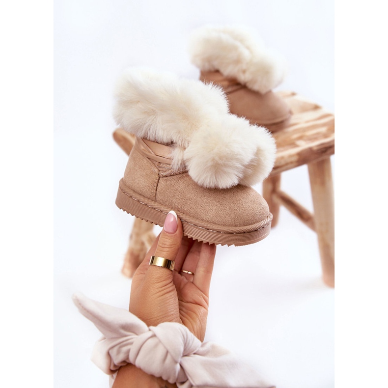 Bottes de neige chaudes pour jeunes enfants Roofy beige clair 2 Bottes de neige chaudes pour jeunes enfants Roofy beige clair 2