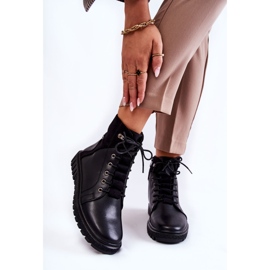 Sergio Leone Bottes pour femmes sur la plate-forme Kristin noire 1