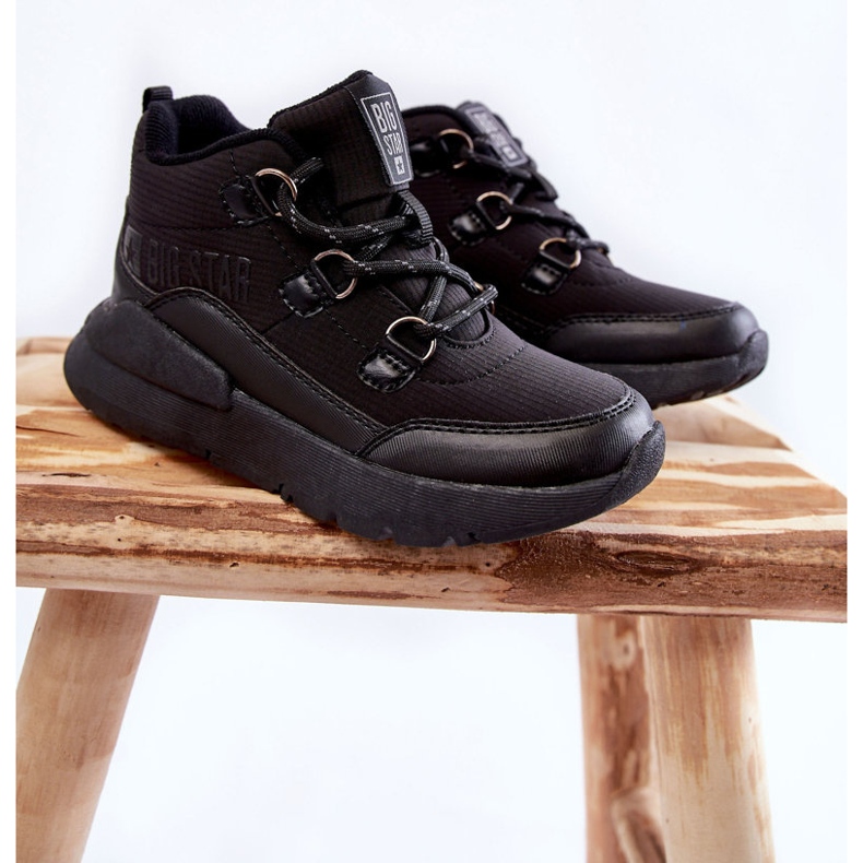 Bottes pour enfants Memory Foam Big Star KK374119 Noir le noir 1