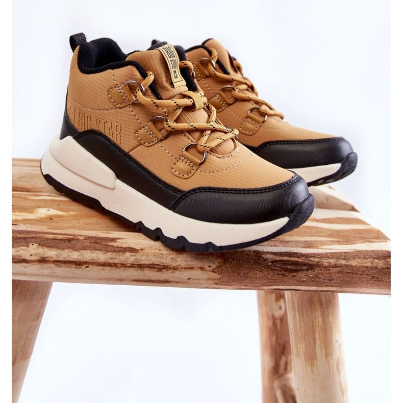 Chaussons Enfant Memory Foam Big Star KK374118 Camel brun 1