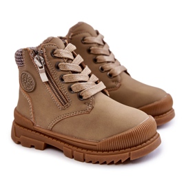 Bottes Fourrées Enfant Beige Hopper Trappers 5