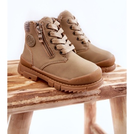Bottes Fourrées Enfant Beige Hopper Trappers 1