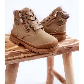 Bottes Fourrées Enfant Beige Hopper Trappers 2