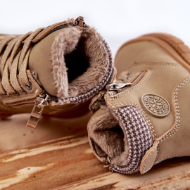 Bottes Fourrées Enfant Beige Hopper Trappers 3