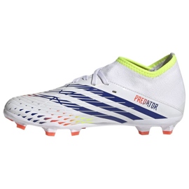 Chaussures de foot Adidas Predator Edge.3 Fg Jr GW0981 blanc blanc 1