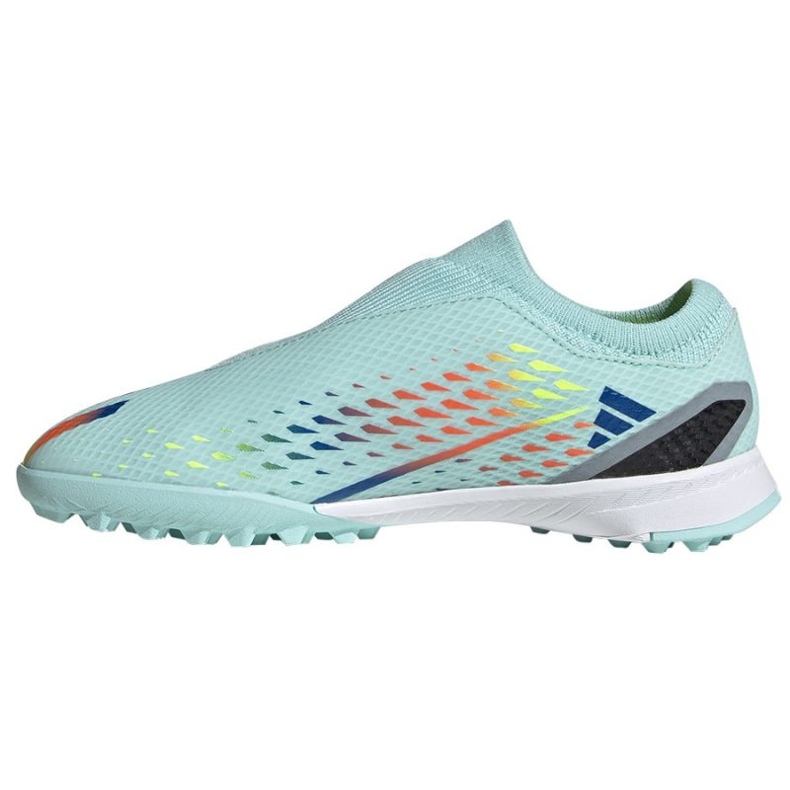 Adidas X Speedportal.3 Ll Tf Jr GW8477 chaussures de football bleu bleu 1 Adidas X Speedportal.3 Ll Tf Jr GW8477 chaussures de football bleu bleu 1