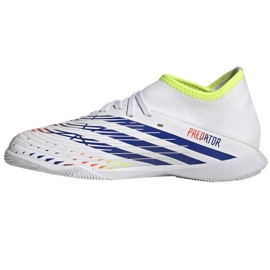 Chaussures de foot Adidas Predator Edge.3 In Jr GV8509 blanche blanche 1 Chaussures de foot Adidas Predator Edge.3 In Jr GV8509 blanche blanche 1