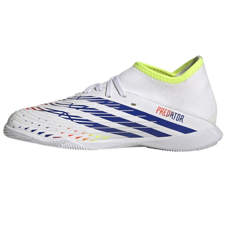Chaussures de foot Adidas Predator Edge.3 In Jr GV8509 blanc blanc 1