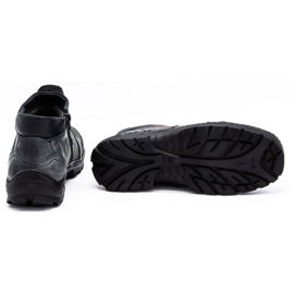 Olivier Bottes d'hiver en cuir pour hommes 352MP gris 2 Olivier Bottes d'hiver en cuir pour hommes 352MP gris 2