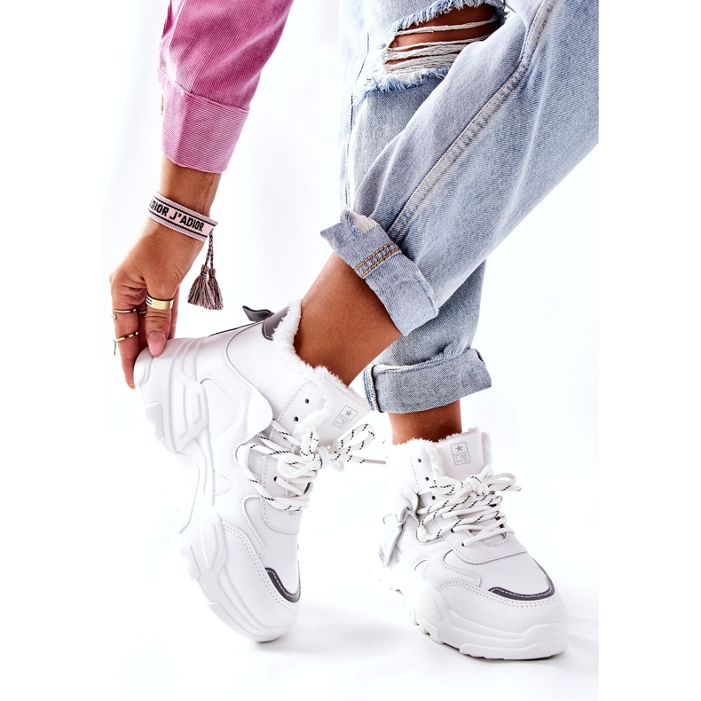 News Baskets Blanches Chaudes Femme Snow Kaphia 21BT26-4356 4