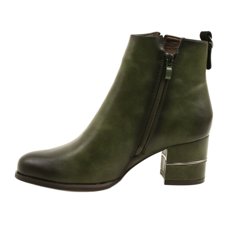 Bottes à la mode pour femmes Olive M.Daszyński SA125A-2 multicolore vert 1