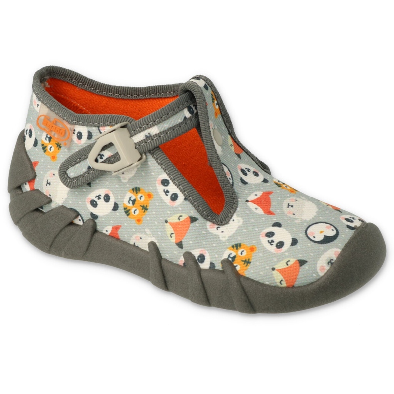 Befado chaussures pour enfants 110P460 Panda gris multicolore 1 Befado chaussures pour enfants 110P460 Panda gris multicolore 1