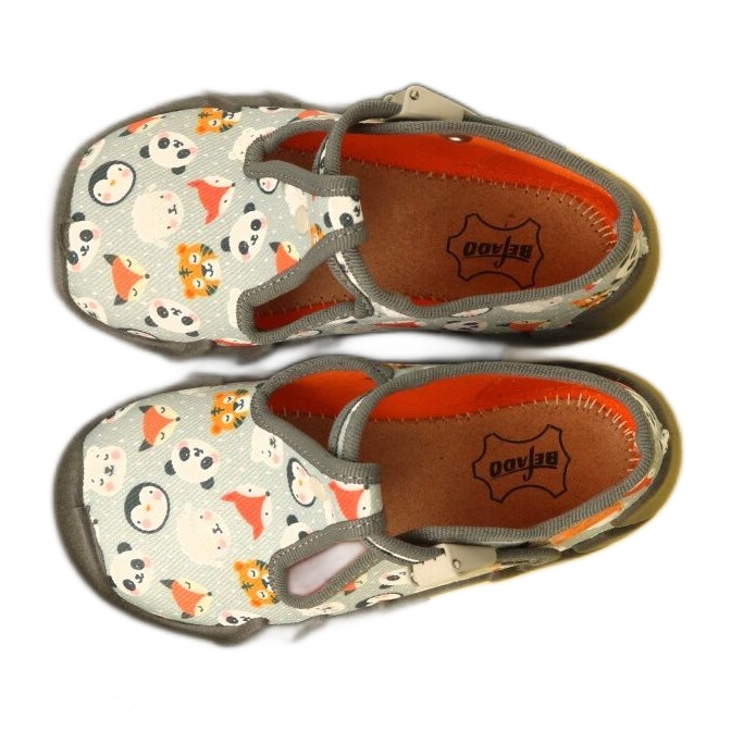 Befado chaussures pour enfants 110P460 Panda gris multicolore 4