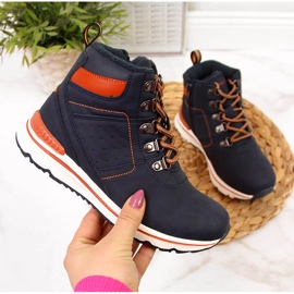 Boots garçon à fermeture éclair bleu marine McKeylor 1 Boots garçon à fermeture éclair bleu marine McKeylor 1