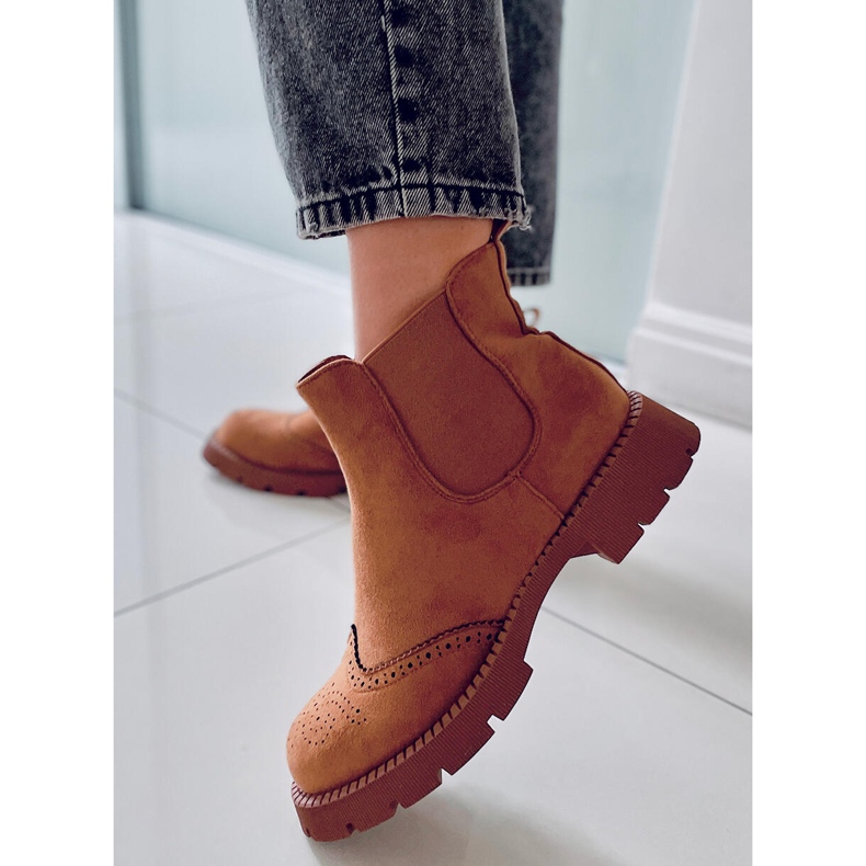 PA1 Chelsea boots femme Ethel Camel brun 2