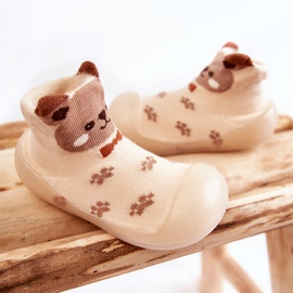 BEFADO S.A. Chaussons pour enfants Niechodki Befado 002P037 Beige brun 2