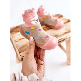 BEFADO S.A. Chaussons Enfant Niechodki Befado 002P019 Beige-Rose bleu 1 BEFADO S.A. Chaussons Enfant Niechodki Befado 002P019 Beige-Rose bleu 1