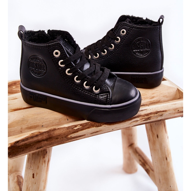 Baskets Montantes Enfant Big Star KK374228 Noir 2