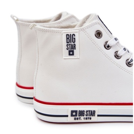 Baskets Hautes Isolées Homme Big Star KK274345 Blanc blanche 1 Baskets Hautes Isolées Homme Big Star KK274345 Blanc blanche 1