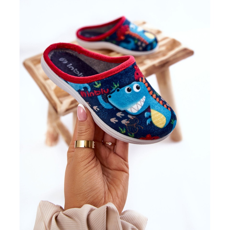 Chaussons Enfant Inblu B9000049 Bleu Marine rouge 1 Chaussons Enfant Inblu B9000049 Bleu Marine rouge 1