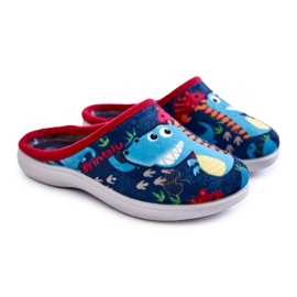 Chaussons Enfant Inblu B9000049 Bleu Marine rouge 2