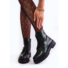 Sergio Leone Bottes Femme Sur La Plateforme Vert Randi 1