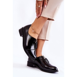 Chaussures à la mode laquées Laura Messi 2532 Noir 2