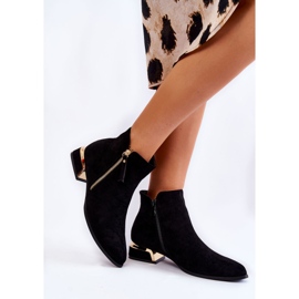 PS1 Bottes Chaudes En Daim Femme Noir Laufey 2