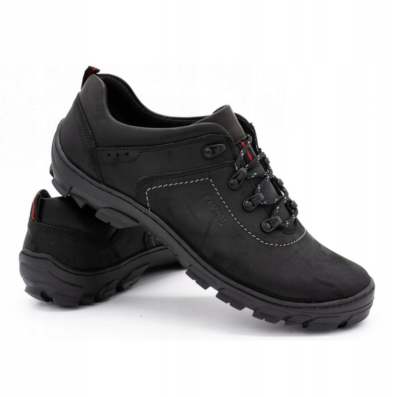 Kampol Chaussures trekking homme 36 noir le noir 1