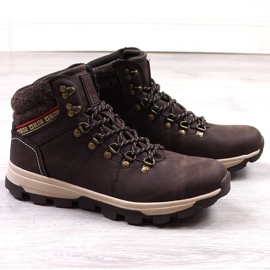 Chaussures montantes trekking homme marron Big Star KK174216 brun 1