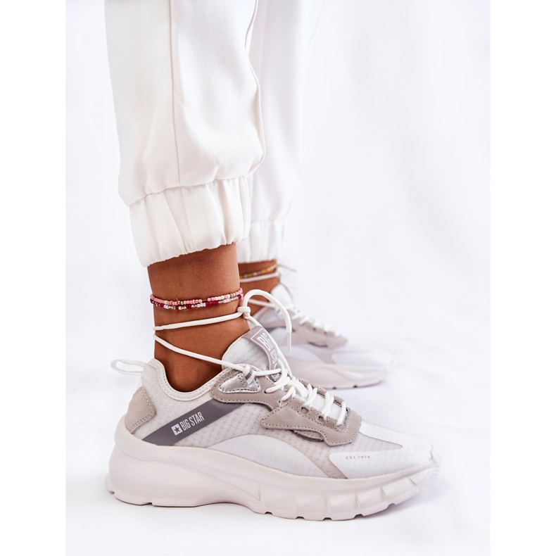 Chaussures de sport femme Big Star KK274057 Blanc blanche 2