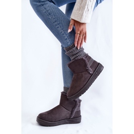 Bottes De Neige Femme Grises Big Star KK274623 1