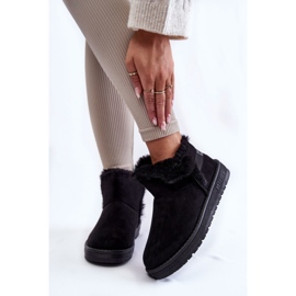 Bottes de neige noires pour femmes Big Star KK274622 le noir 1 Bottes de neige noires pour femmes Big Star KK274622 le noir 1