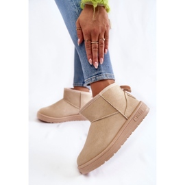 Bottes de neige isolées femme Big Star KK274290 Beige 2