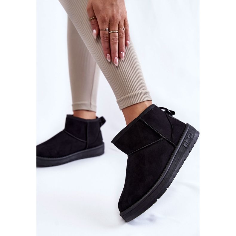 Bottes de neige isolées pour femmes Big Star KK274288 Noir le noir 1