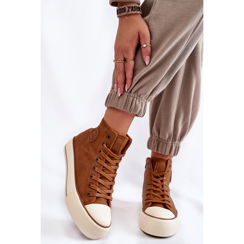 Baskets Hautes Isolées Femme Big Star KK274171 Marron brun 1 Baskets Hautes Isolées Femme Big Star KK274171 Marron brun 1