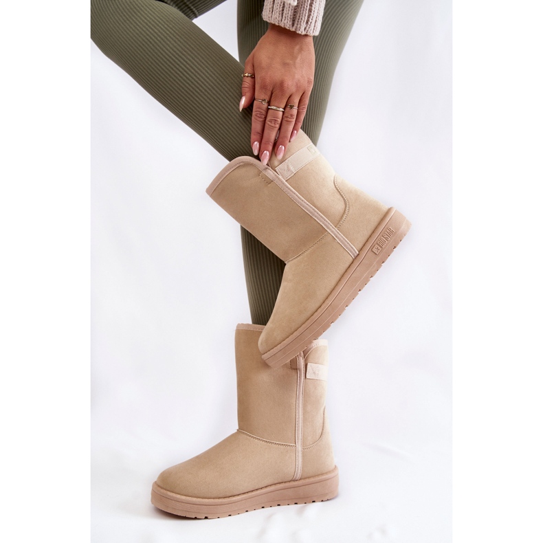 Bottes de Neige Hautes Femme Big Star KK274617 Beige clair 1 Bottes de Neige Hautes Femme Big Star KK274617 Beige clair 1
