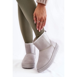 Bottes de neige à enfiler pour femmes Big Star KK274613 Gris 1