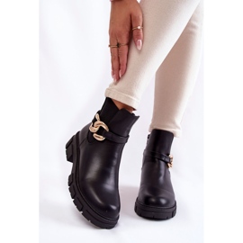 BM Bottes Chaudes Femme Avec Décoration Noir Ruth le noir 1